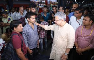 रेल मंत्री का निरीक्षण
