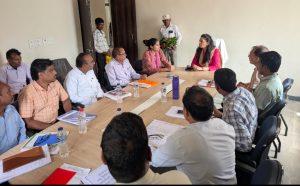 कलेक्टर नीतू माथुर का औचक निरीक्षण