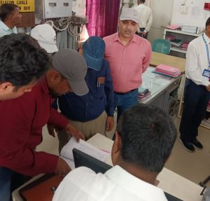 डीआरएम द्वारा निरीक्षण