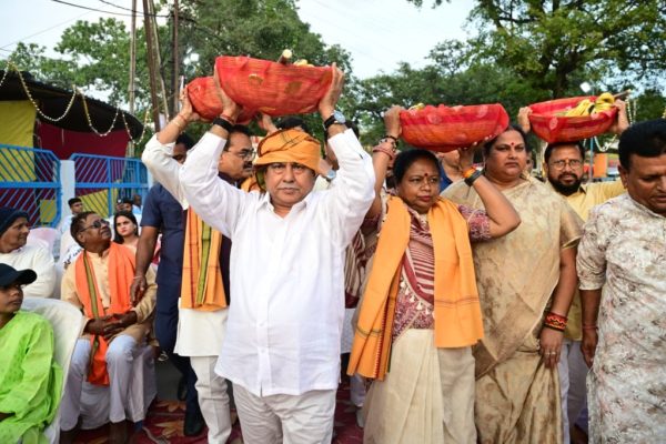 छठ पूजा धार्मिक अनुष्ठान के साथ प्रकृति, सूर्य और जल के प्रति कृतज्ञता का प्रतीक है- हेमंत खण्डेलवाल