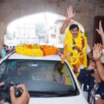 “मेरे सरकार आए हैं” की धुन पर हुआ आशीष अग्रवाल का स्वागत