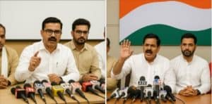 भाजपा कांग्रेस आमने-सामने