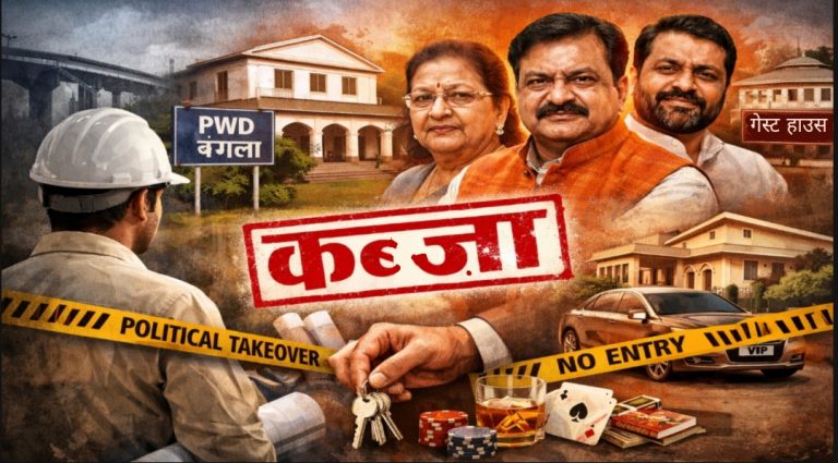 इंजीनियरों के रिजर्व्ड बंगले बने नेताओं के ठिकाने !