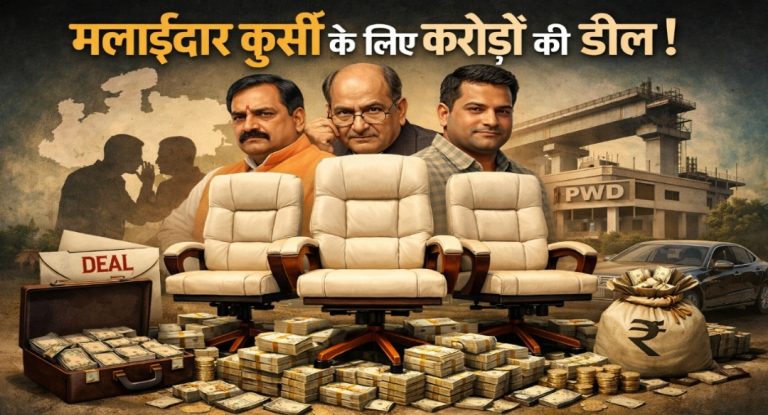 पीडब्ल्यूडी में 3 मलाईदार कुर्सियों के लिए करोड़ों रुपए में डील फाइनल, जल्दी निकलेंगे आदेश