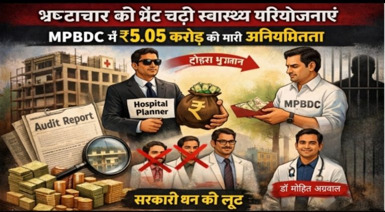 MPBDC में भ्रष्टाचार की भेंट चढ़ रहीं स्वास्थ्य परियोजनाएं !