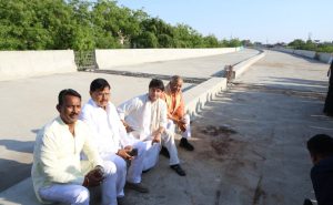 एलिवेटेड रोड का निरीक्षण