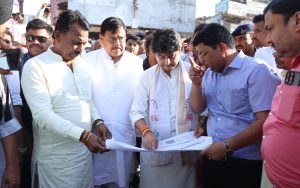 ग्रीन फील्ड हाईवे का निरीक्षण