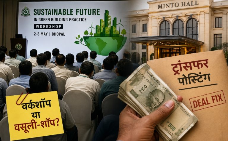 वर्कशॉप या वसूली-शॉप? ‘ग्रीन बिल्डिंग’ के नाम पर 215 इंजीनियरों की हाजिरी