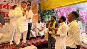 जीतू पटवारी द्वारा दतिया में बैठक