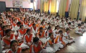 सरस्वती शिशु मंदिर में कार्यक्रम