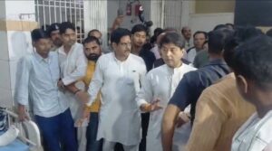अस्पताल पहुंचे सिंधिया